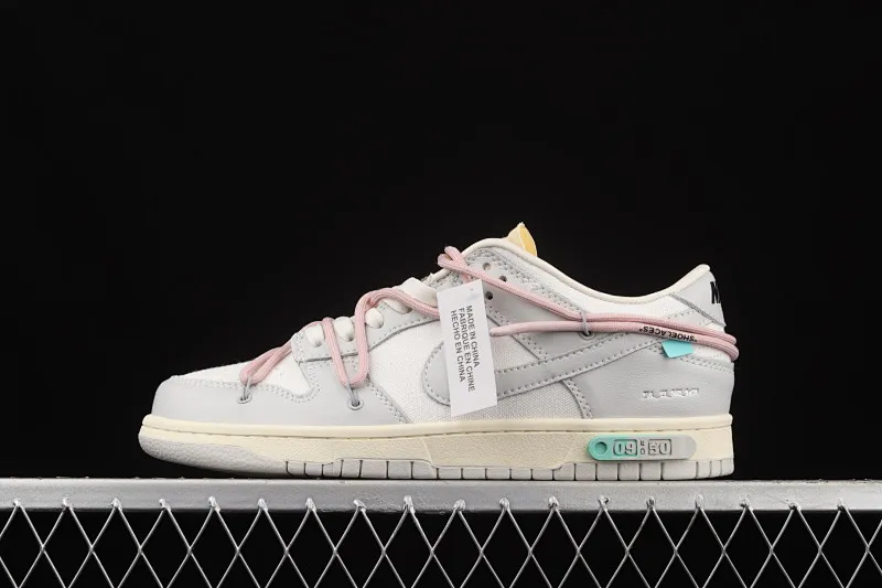 All Categories Nk SB Dunk Series Nk SB Dunk Low Low-top sneakers Cost-effective version OF x Nk Dunk Low “04 of 50” OW Gray Casual Sports Skateboard Shoes DM1602-109